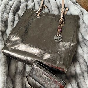 MK bag with matching wallet